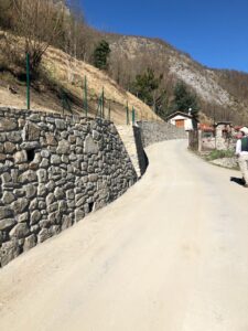 Mur de soutènement à SOST (65)