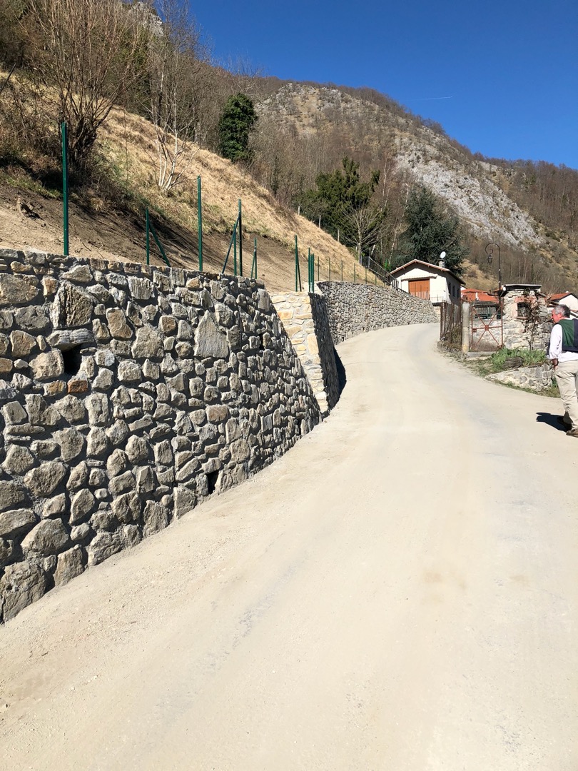 Mur de soutènement à SOST (65)