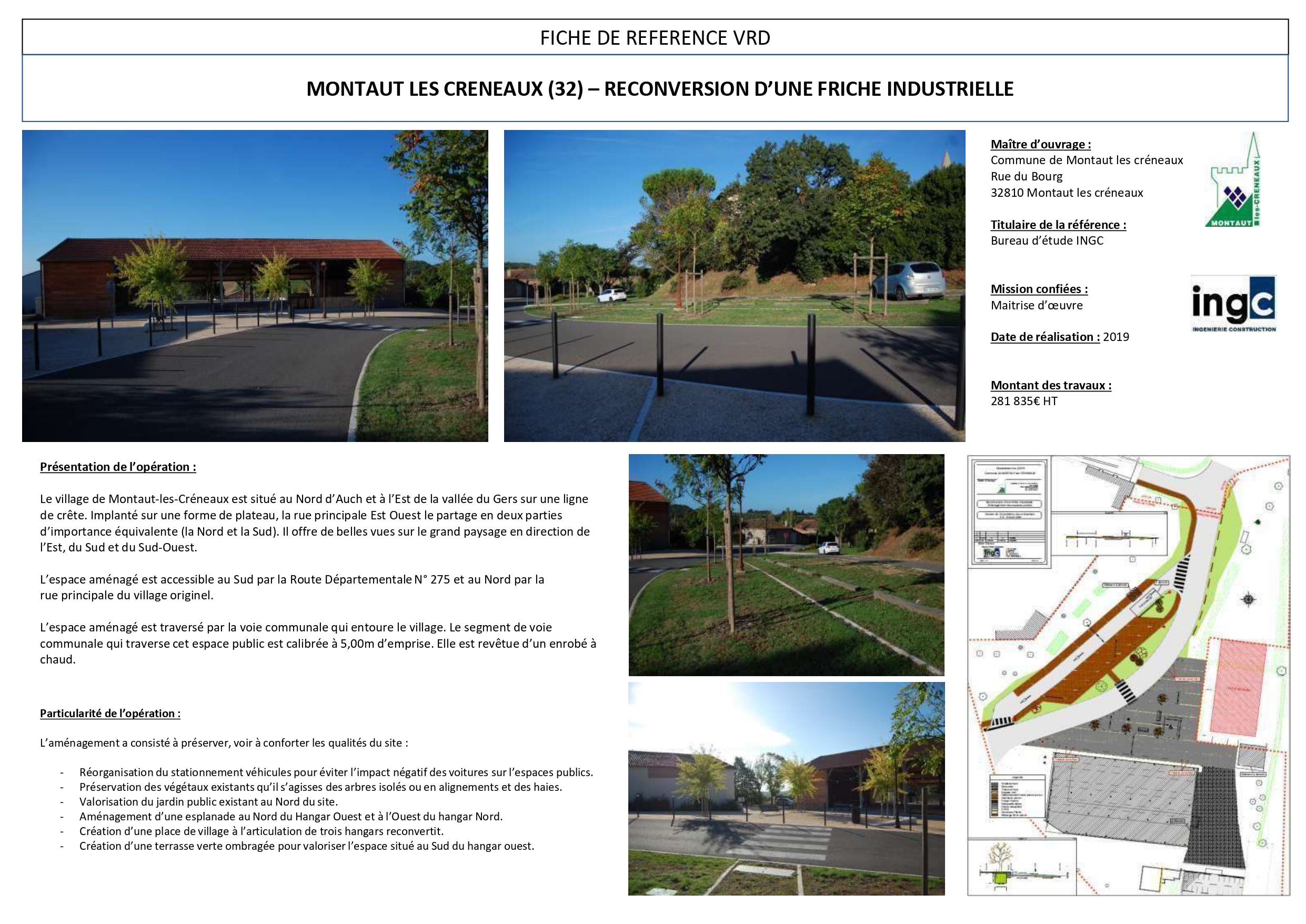 MONTAUT LES CRENEAUX (32) – Reconversion d&rsquo;une friche industrielle